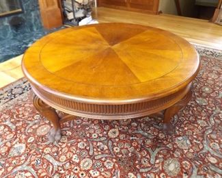 Solid Wood Round Coffee Table
