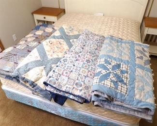 4 Vintage Hand Made Quilts
