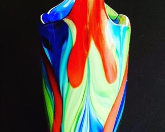 ALT-View:  VTG Murano Glass Vase ==> $125