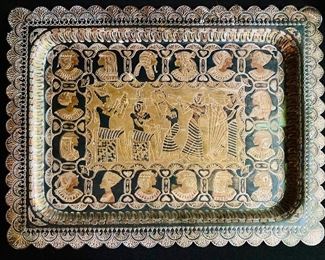 ALT-View: VTG Silverplate Egyptian Platter ===> $80