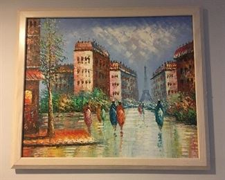 Artwork-Framed original painting $22