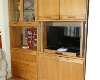 Entertainment Center Two Pieces will sell separately