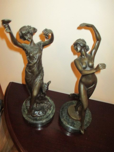 Collection Of Bronze Statues 