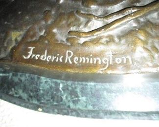 Collection Of Bronze Statues ~ By Frederic Remington 
