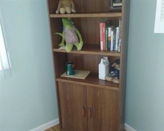 Bookcase with underneath storage