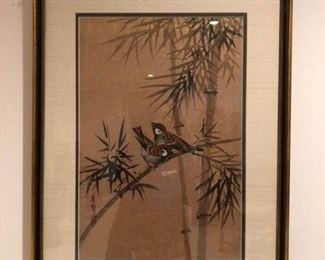 Signed Japanese Painting