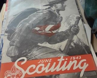 Scouting magazines from the 1940s