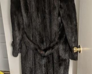 Men's Full Length Mink Coat Size 42