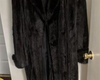 Men's Full Length Mink Coat Size 42