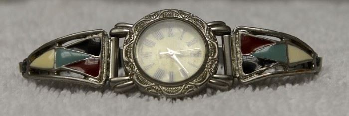 Precious Stone Wrist Watch