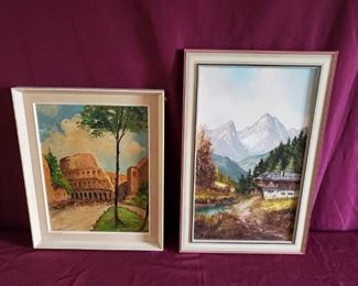 Two Original Landscape Paintings