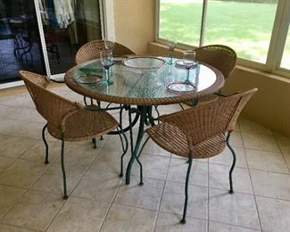 Patio Table with Four Chairs 