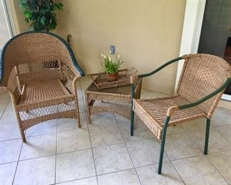 Patio Chairs and Table 