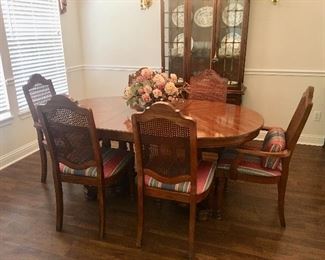 Dining Room Table - Six Chairs by Bernhardt 