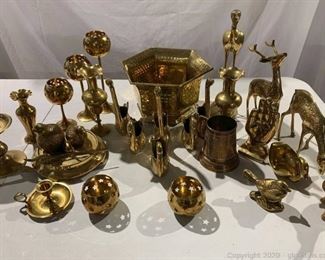 Assortment of Brass Figurines