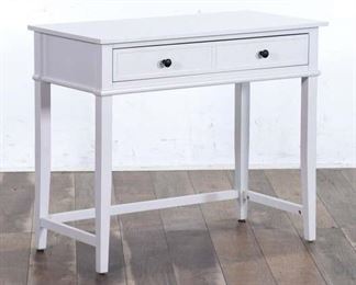 Contemporary White Cottage Chic Writing Desk