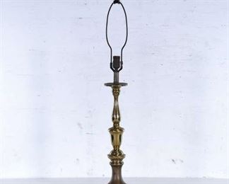 Brass Candlestick Table Lamp 3