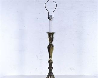 Brass Candlestick Table Lamp 2