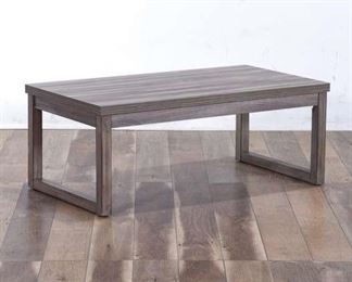 Contemporary Gray Finish Coffee Table