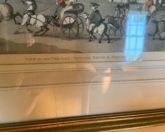 view of the title on the etching