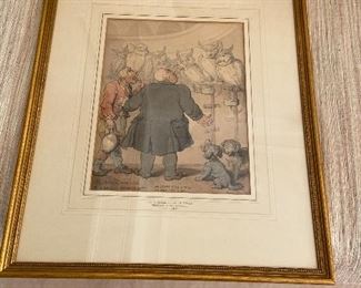 "An Exhibition of Owls" by Thomas Rowlandson $60