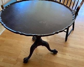 Pie crust table asking $120. 36"w x 31"h
