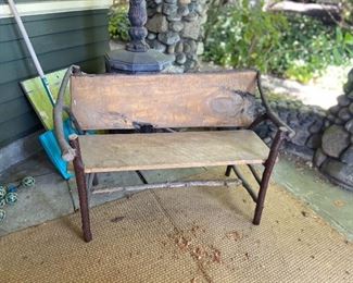 outdoor bench - best under cover 39"w x 17 1/2"d. $120