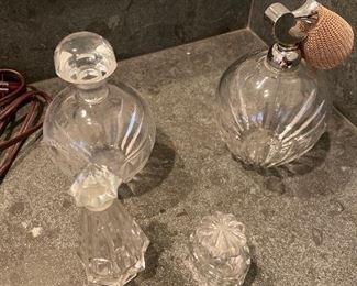 Baccarat perfume bottles $80 each