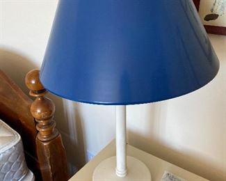 Hans Agne Jacobson unique lamp with screwed metal shade $68