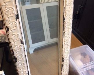 Tin stamped frame 19" x 45" asking $120