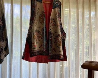 antique chinese kimono/vest $480