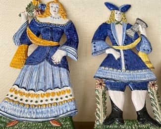 pair of delft figures $48