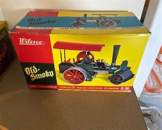 Old smoky steamroller D 36  by wilesco  $180 has not been tested
