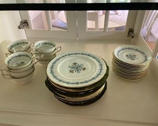 Coalport Geneva luncheon set for 12 $60