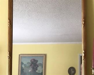 Vintage Regency style mirror