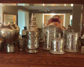 Mercury glass collection--old and new