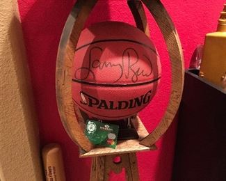 Larry Bird Signed NBA Basketball
