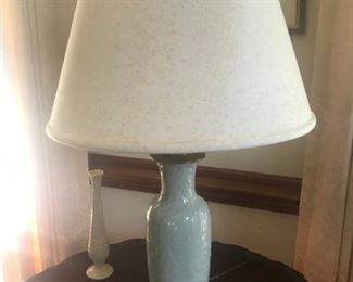 Blue Ceramic Lamp $ 46.00