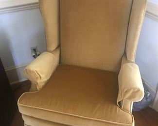 Gold Wingback Chair $ 58.00