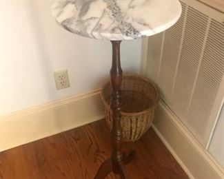 Marble Top Plant Stand $ 46.00