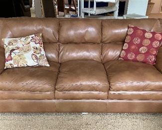 Genuine leather couch