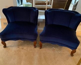 Gorgeous blue chairs