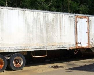 40' Rolling Storage Container Trailer, Contents Included