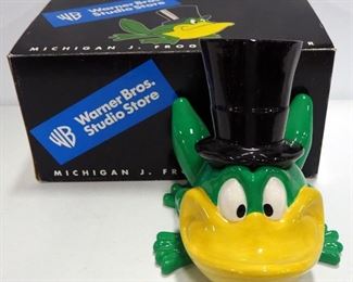 Warner Bros. Studio Michigan J. Frog Cookie Jar In Original Box