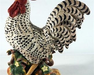 Fitz And Floyd Ceramic Rooster, 15.5" High