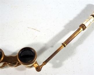 Antique Colmont Paris Mother Of Pearl Opera Glasses/ Theater Binoculars