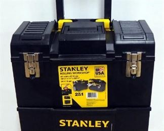 Air Brush Kit, Includes Rose Airbrush Compressor Model TC-20T And Air Brush Model G22 Both With Instructions, Paint & Hose, In Stanley Rolling Toolbox