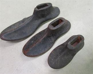 Antique Cast Iron Shoe Forms