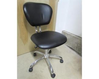 Black Vinyl Office Chair