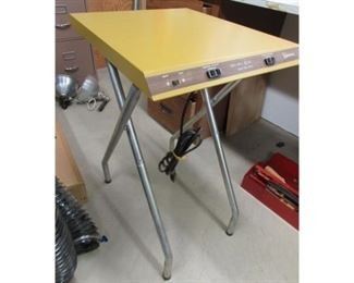 Electrified Folding Work Table
